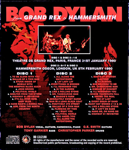 Bob Dylan/France 1990 & more