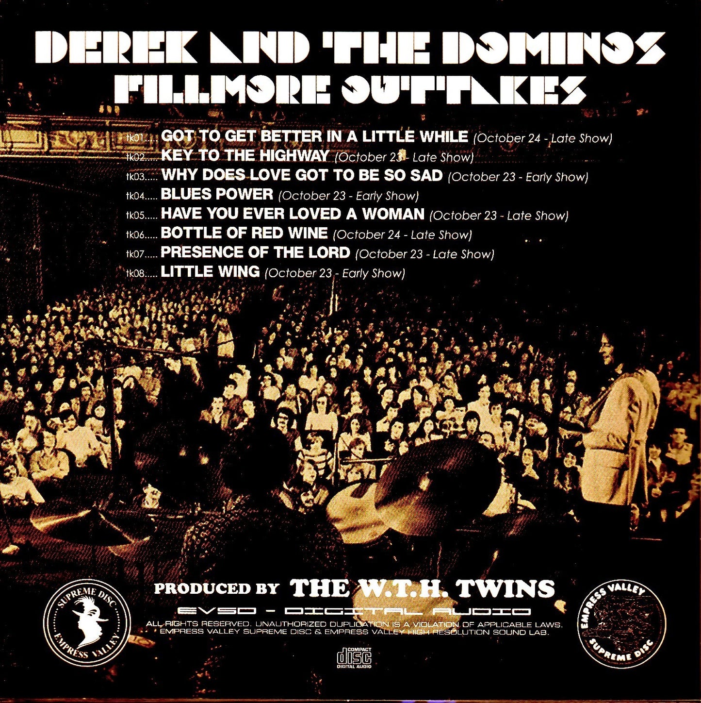 Derek and the Dominos/Fillmore Outtakes