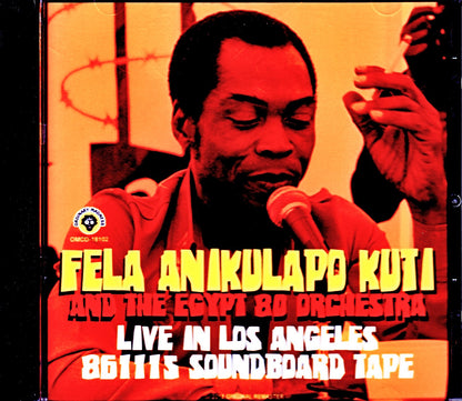 Fela Kuti and the Egyptian 80 Orchestra/CA, USA 1986
