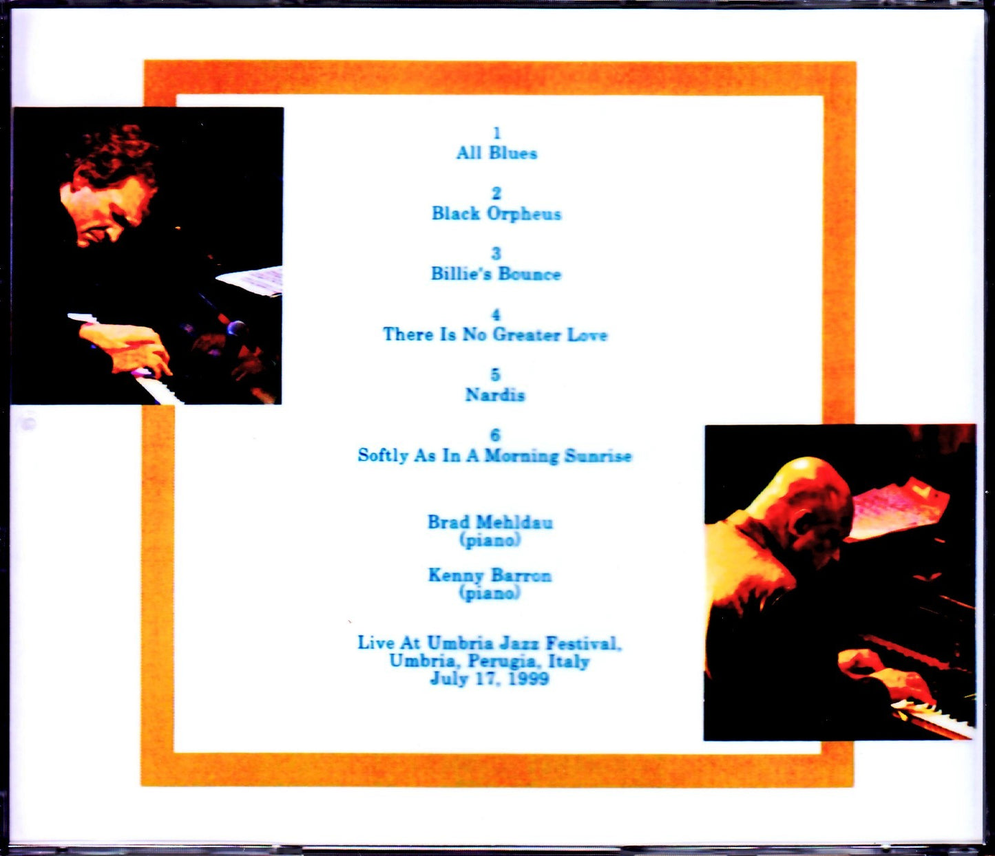 Brad Mehldau,Kenny Barron/Italy 1999