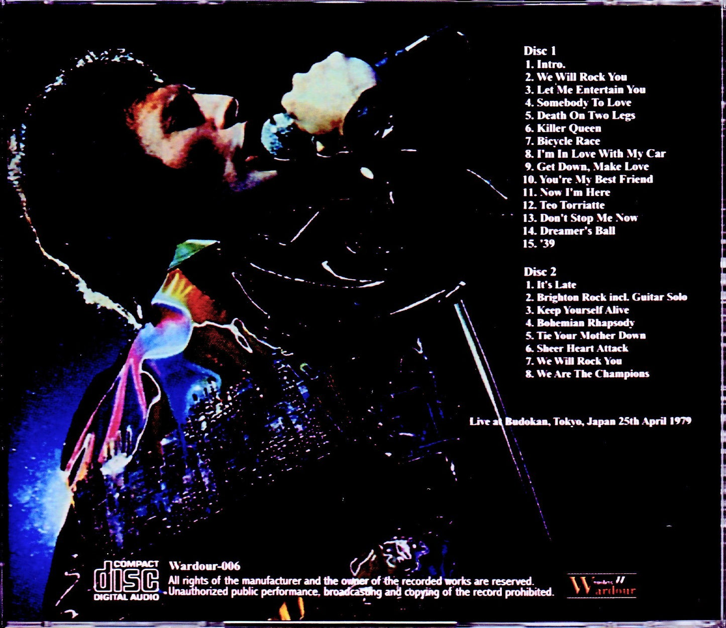 Queen/Tokyo,Japan 4.25.1979