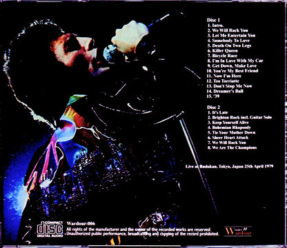 Queen/Tokyo,Japan 4.25.1979