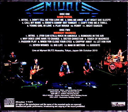 Night Ranger/Tokyo,Japan 10.5.2019