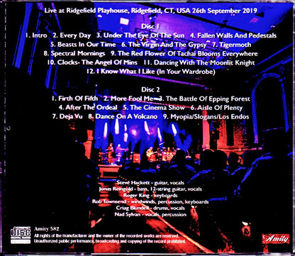 Steve Hackett/CT,USA 2019