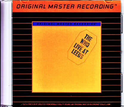 The Who/Live at Leeds Original US Mobile Fidelity Sound Lab