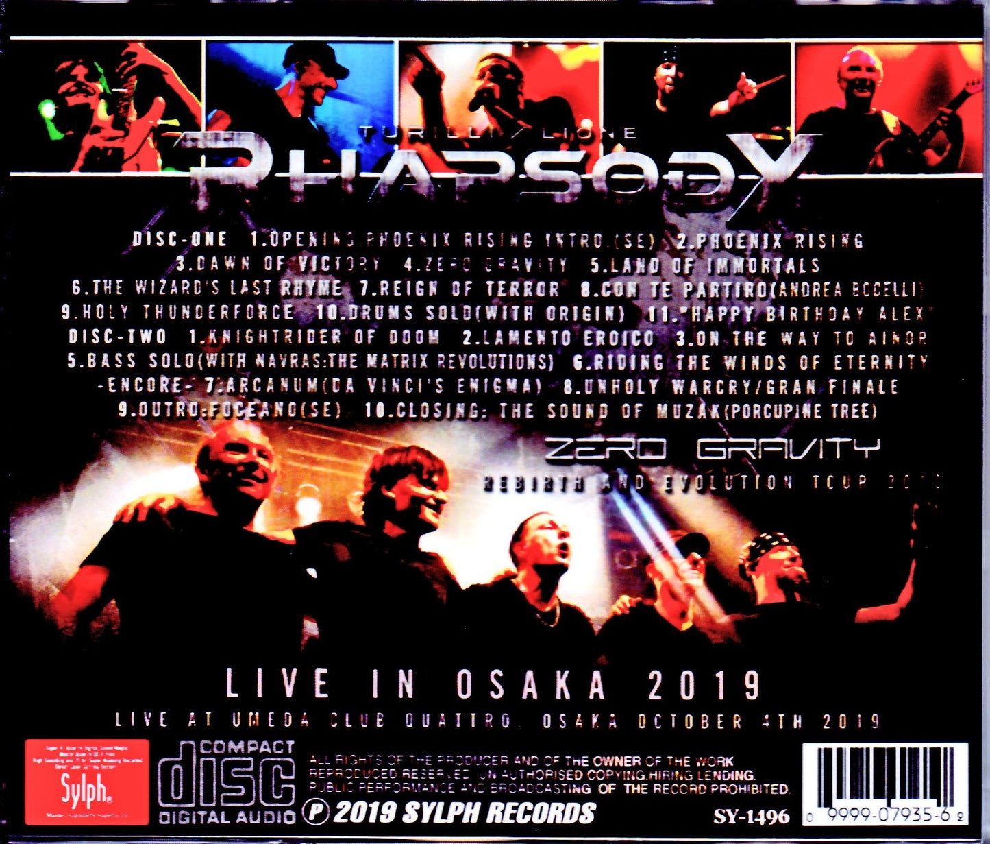 Turilli Lione Rhapspdy/Osaka,Japan 2019