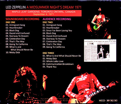 Led Zeppelin/Canada 1971 2 Source Ver.
