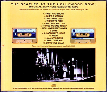 Beatles/CA,USA 1964・1965 Original Japanese Cassette Tape