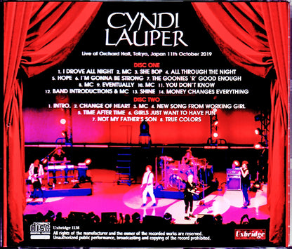 Cyndi Lauper/Tokyo,Japan 10.11.2019