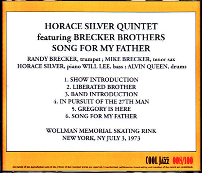 Horace Silver Quintet,Brecker Brothers/NY,USA 1973