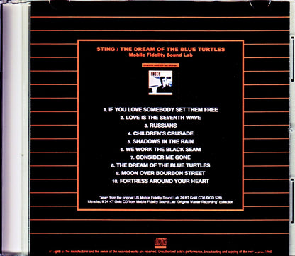 Sting/The Dream of the Blue Turtles Original US Mobile Sound Lab
