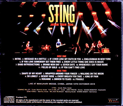 Sting/Tokyo,Japan 10.10.2019