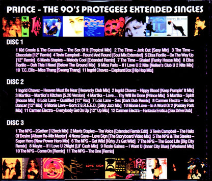 Prince/Protegees Extended Singles 1990's S & V