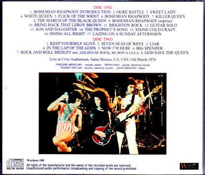 Queen/CA,USA 3.11.1976 Remastered