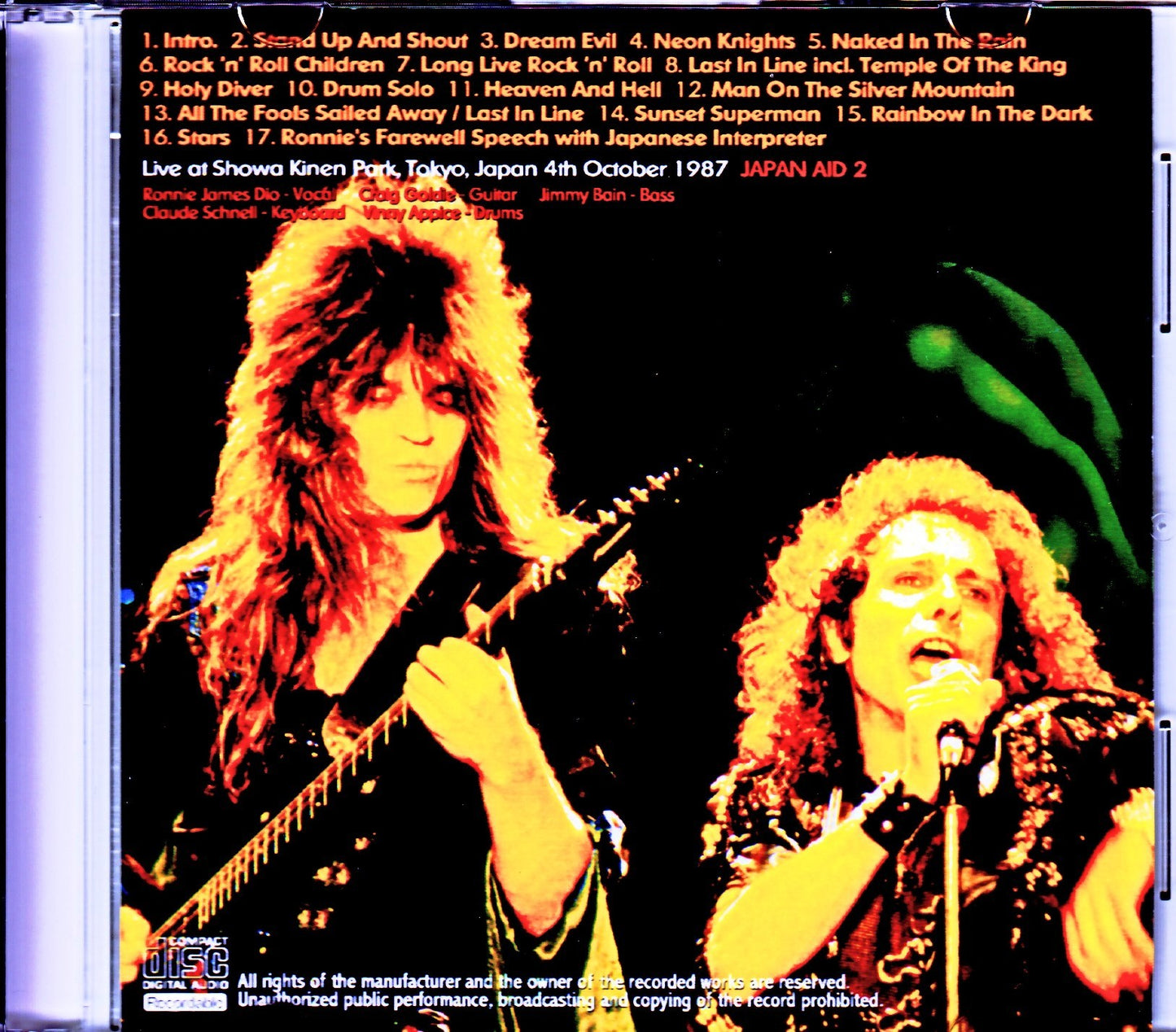 Dio/Tokyo,Japan 1987