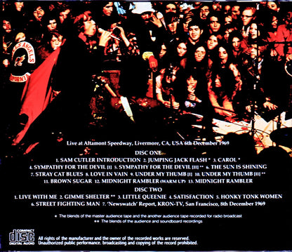 Rolling Stones/CA,USA 12.6.1969 Upgrade