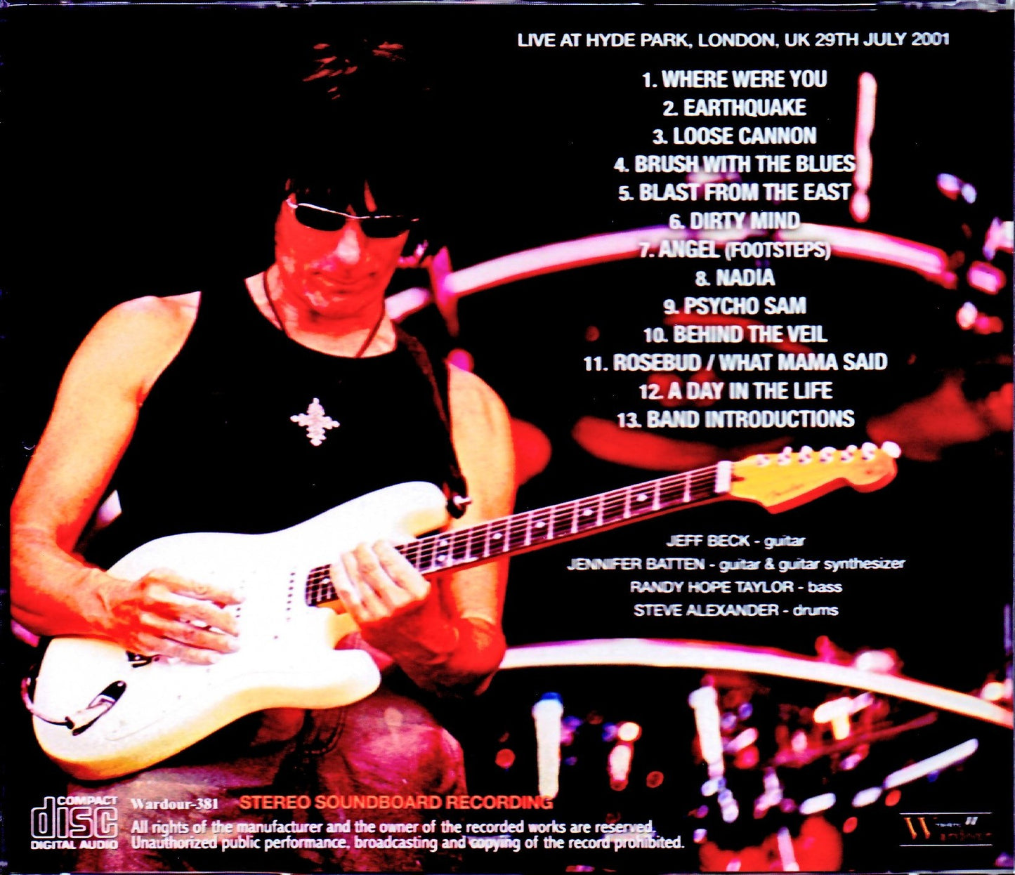 Jeff Beck/London,UK 2001