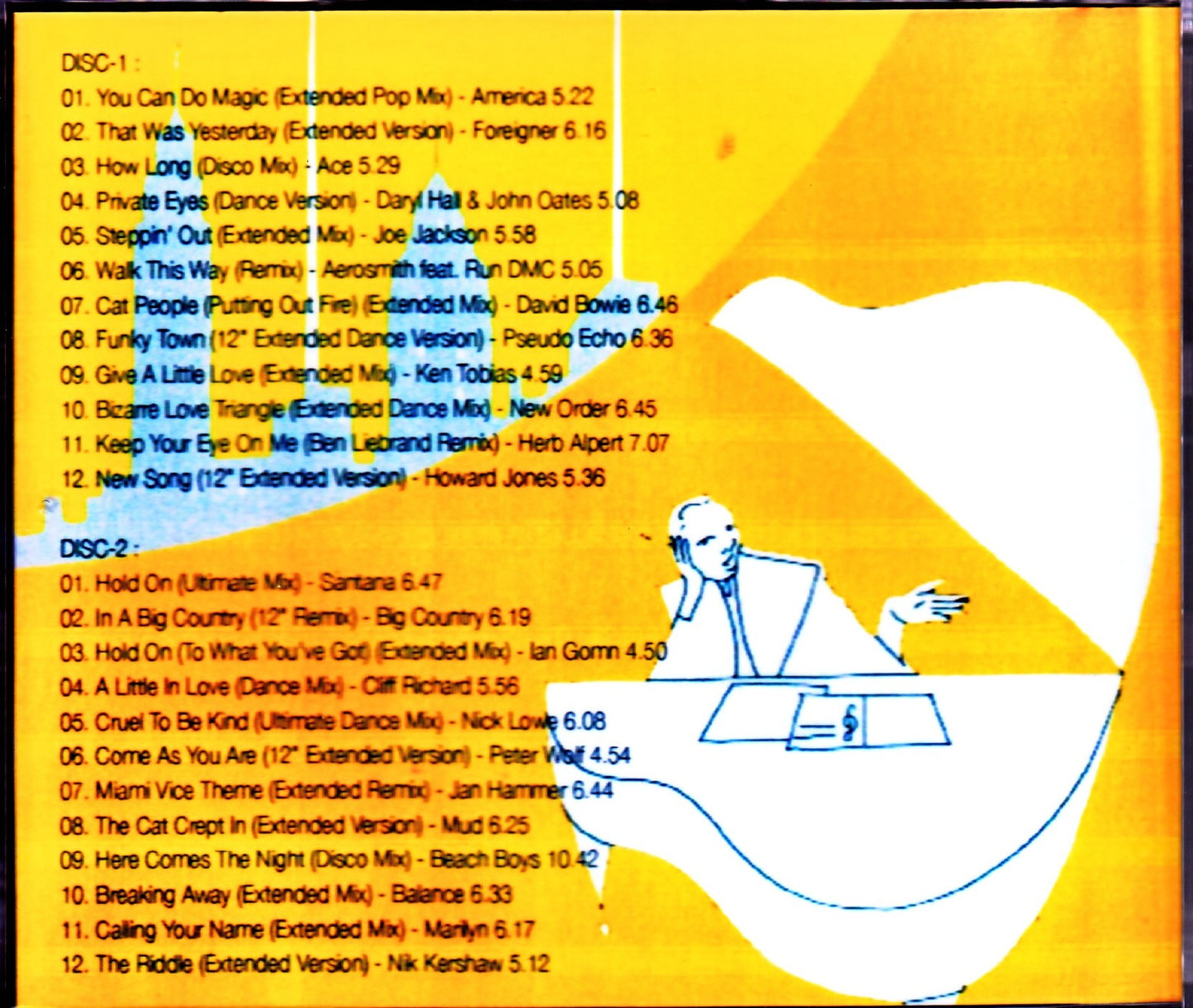 Various Artists Aerosmith,Santana,Beach Boys,Joe Jackson,David Bowie/Male Artists Rare 12" & Dance Mixes Vol.6