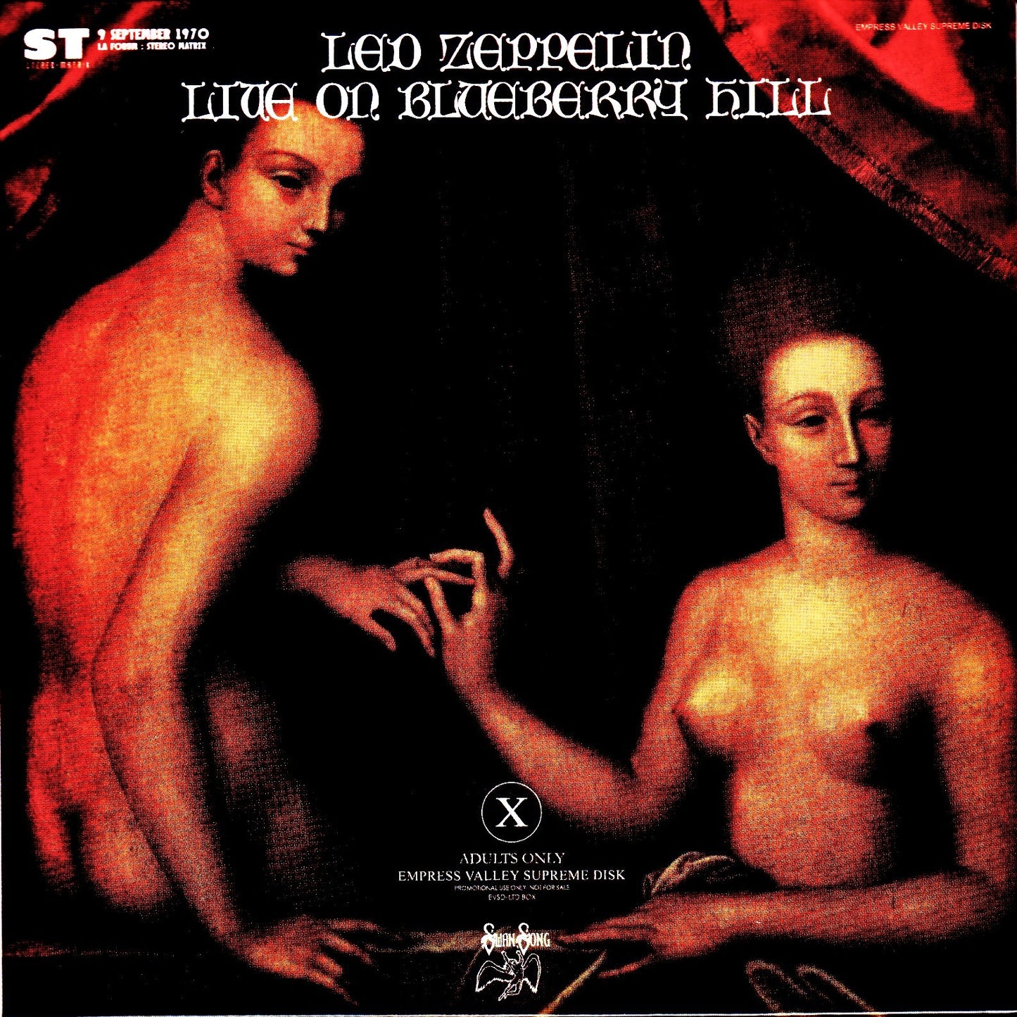 Led Zeppelin/CA,USA 9.4.1970 Stereo Matrix Master