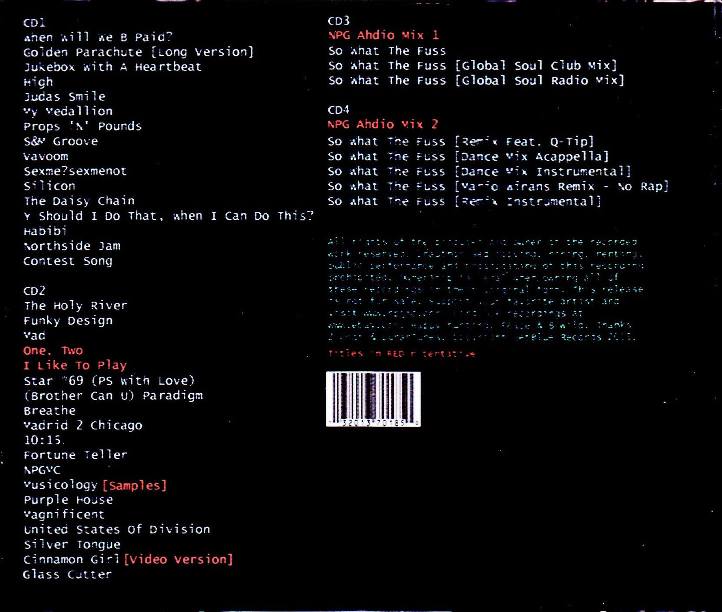 Prince/Works Anthology Vol.11