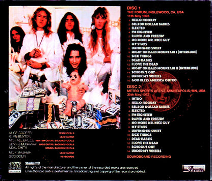Alice Cooper/CA, USA 1973 & more