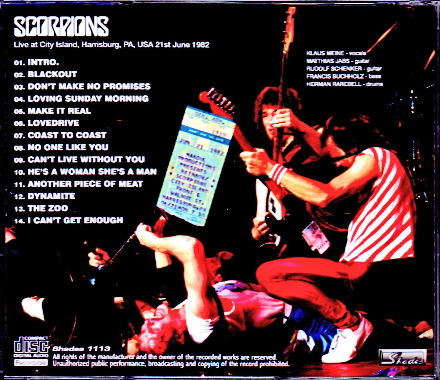 Scorpions/PA, USA 1982