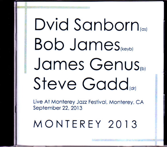 David Sanborn,Bob James/Canada 2013