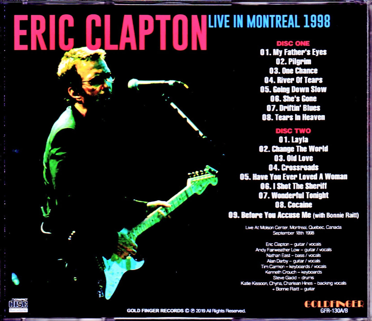 Eric Clapton/Canada 1998