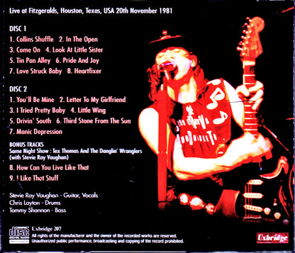 Stevie Ray Vaughan/TX,USA 1981
