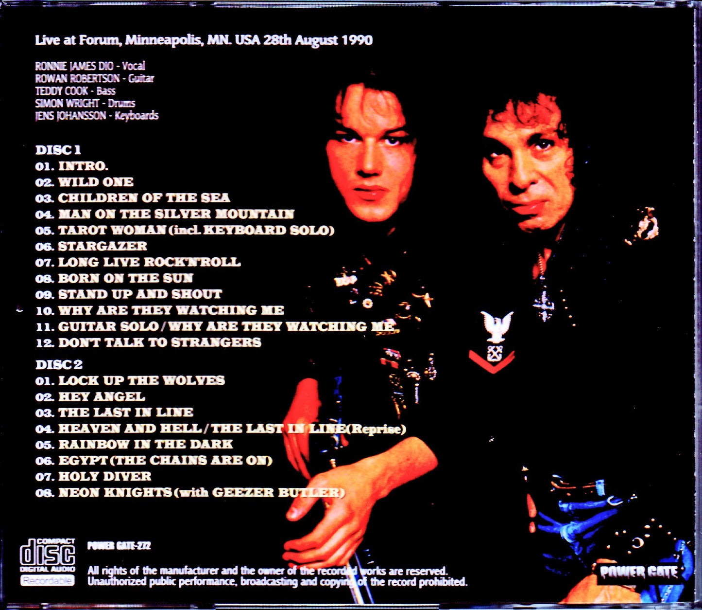 Dio/MN, USA 1990