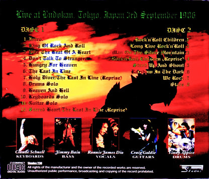 Dio/Tokyo,Japan 9.3.1986