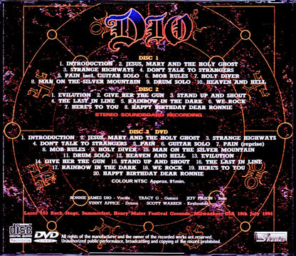 Dio/MW,USA 1994 S & V
