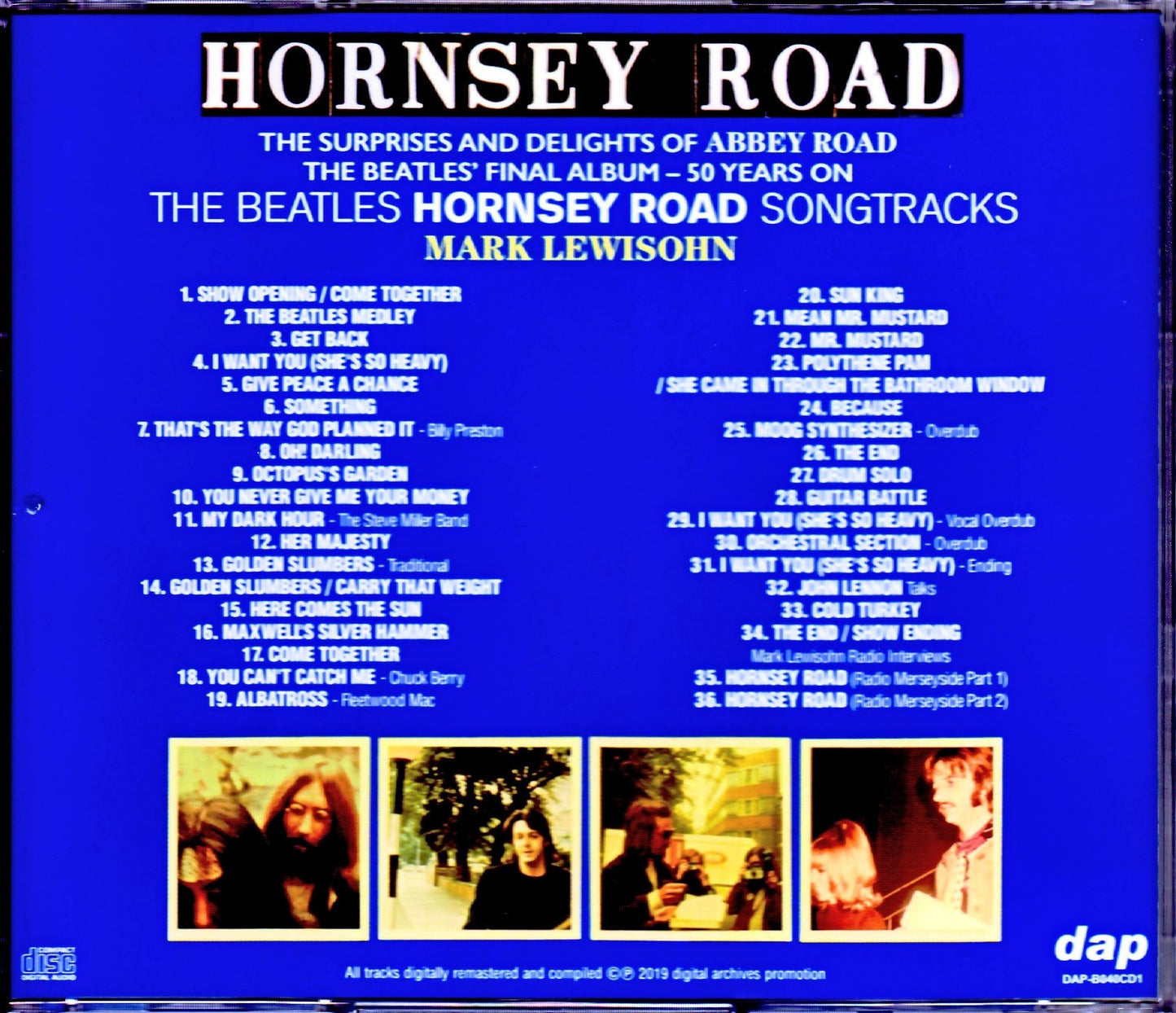 Beatles/Hornsey Road Songtracks