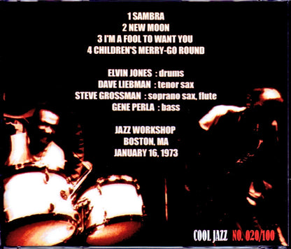 Elvin Jones Quartet, Dave Liebman/MA, USA 1973