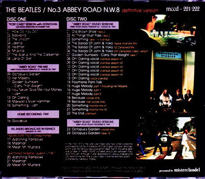 Beatles/No.3 Abbey Road N.W.8 Definitive Version