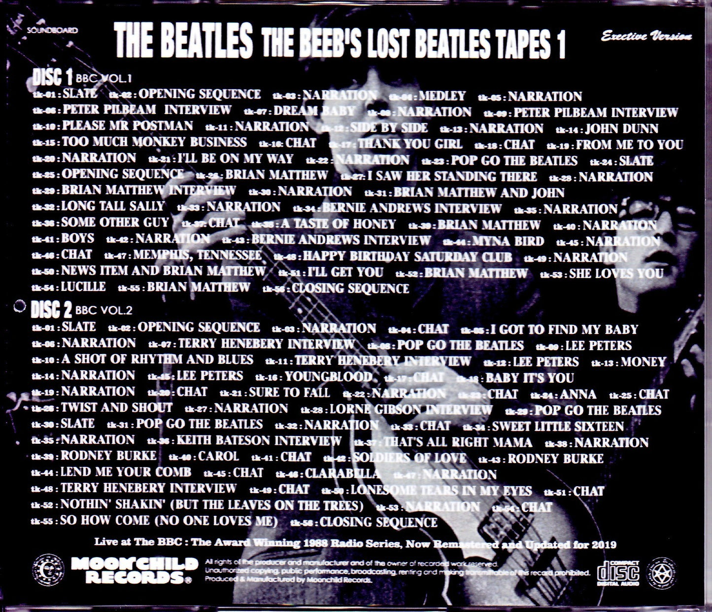 Beatles/Live at BBC Now Remastered and Updated 2019 Vol.1