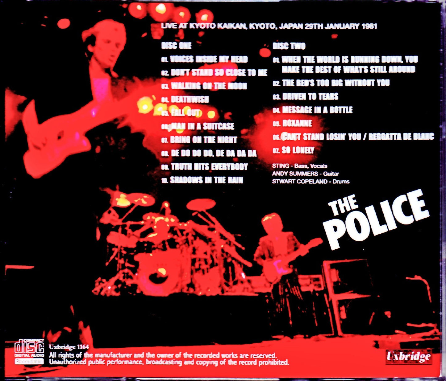 The Police/Kyoto, Japan 1981