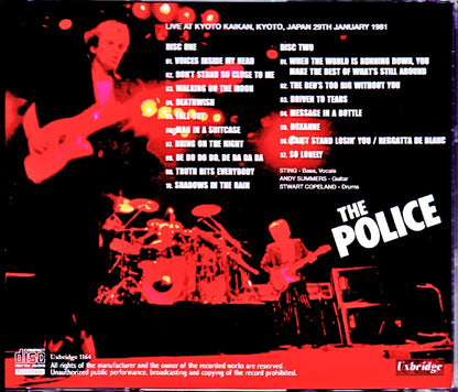 The Police/Kyoto, Japan 1981