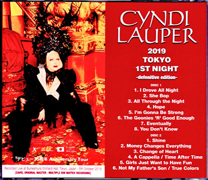 Cyndi Lauper/Tokyo,Japan 10.10.2019 IEM Matrix Ver.