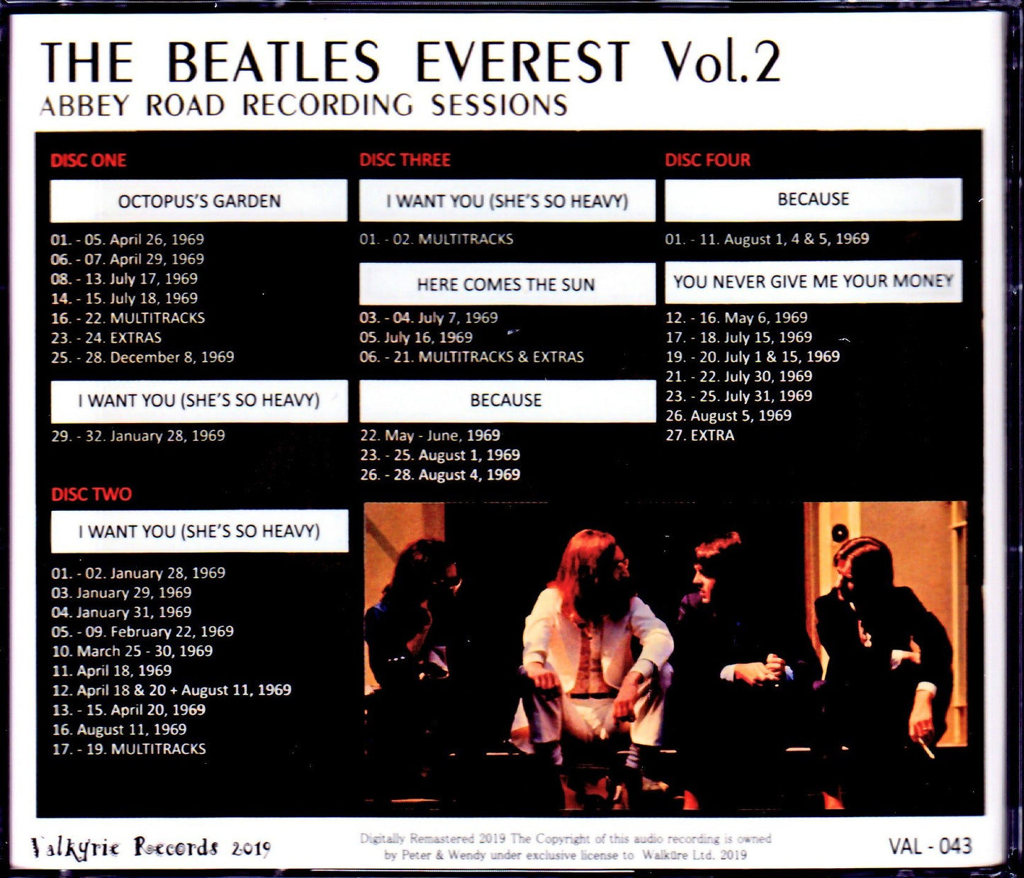 Beatles/Abbey Road Recording Sessions Vol.2 – 1