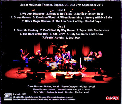 Dave Mason,Steve Cropper/OR,USA 2019