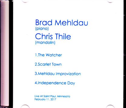 Brad Mehldau,Chris Thile/MN,USA 2017