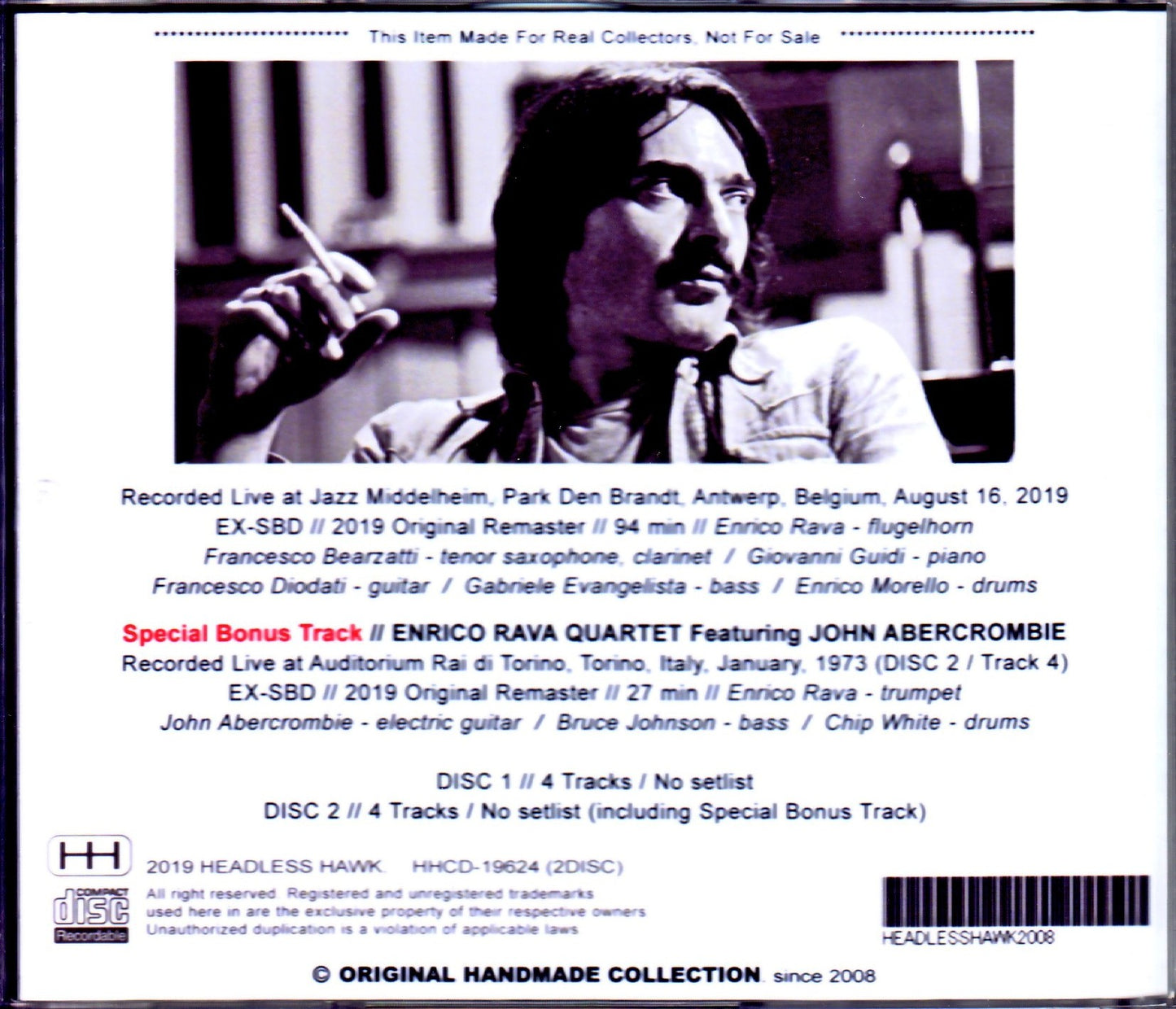 Enrico Rava,John Abarcrombie/Belgium 2019 & more