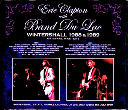 Eric Clapton,Band Du Lac/UK 1988 & more Original Masters