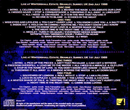 Eric Clapton,Band Du Lac/UK 1988 & more Original Masters