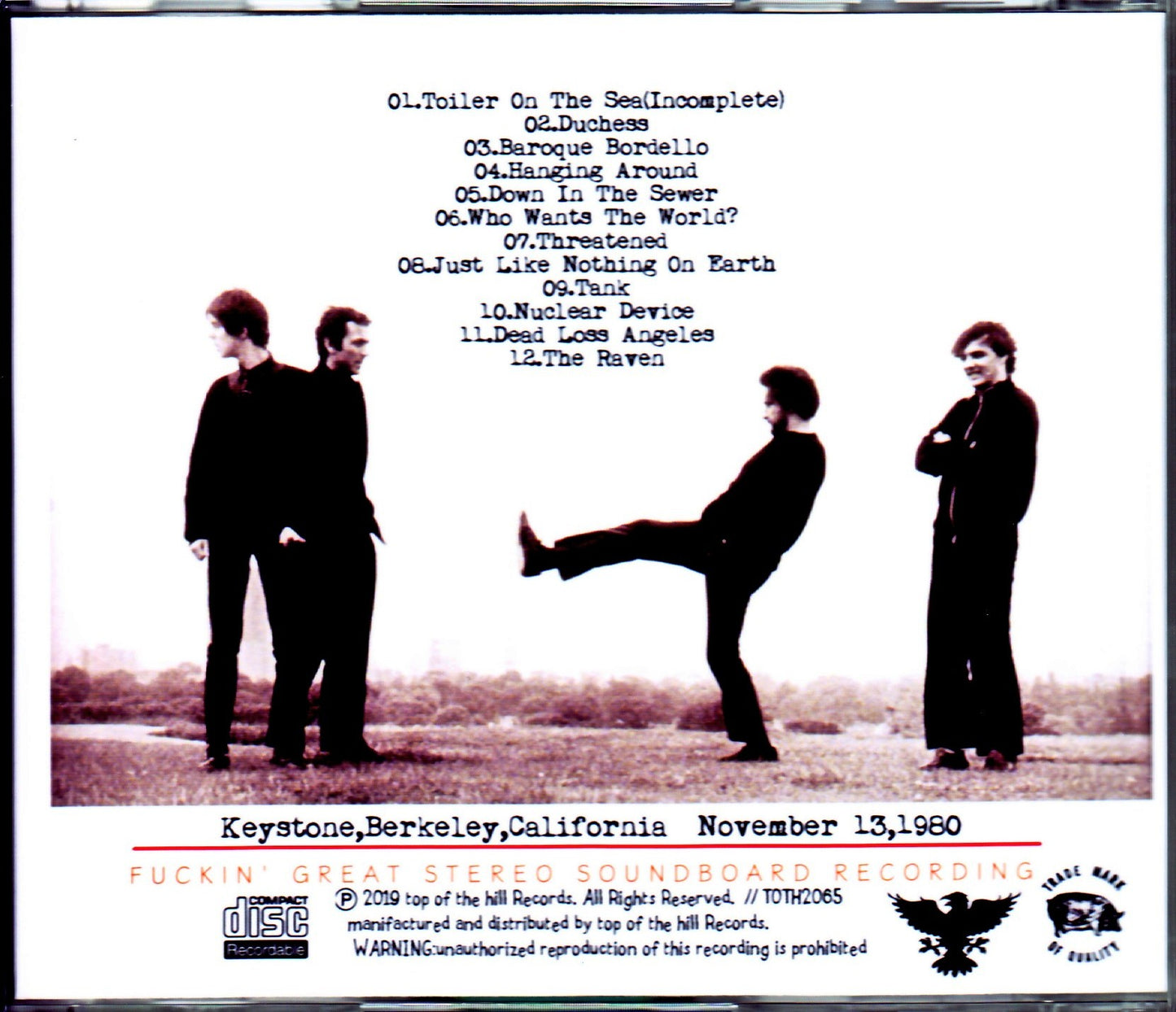 Stranglers/CA,USA 1980