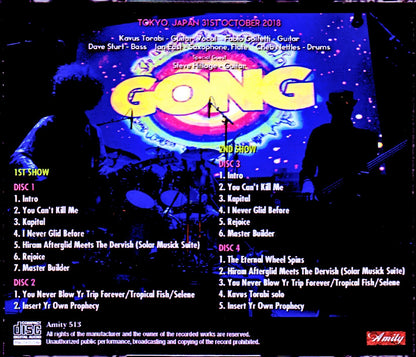 Steve Hillage,Gong/Tokyo,Japan 2018