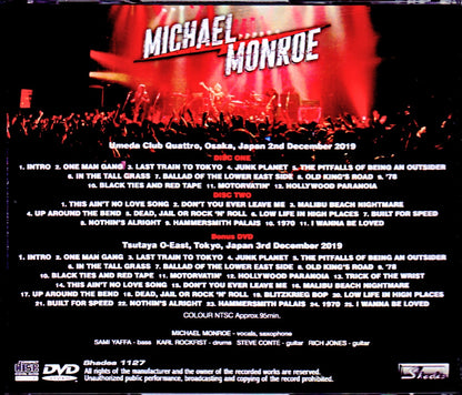 Michael Monroe/Osaka,Japan 2019 & more