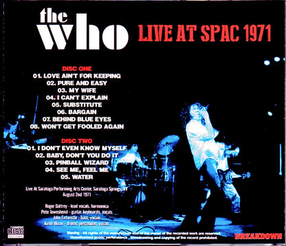 The Who/NY, USA 1971