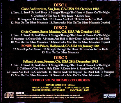 Dio/CA,USA 1983 Collection & more